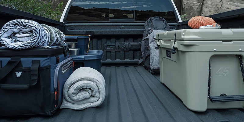 GMC Canyon truck bed cargo storage mid size pickup WI