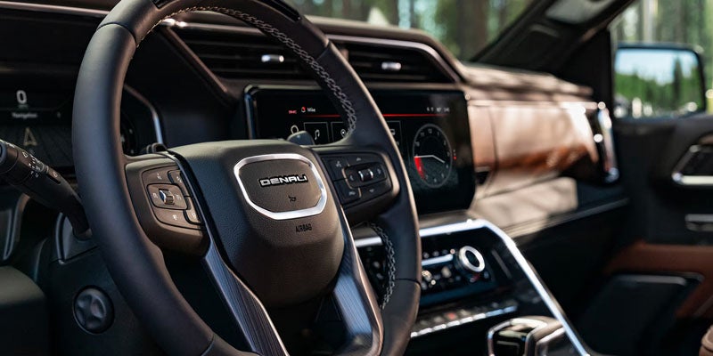 GMC Sierra 1500 safety features view